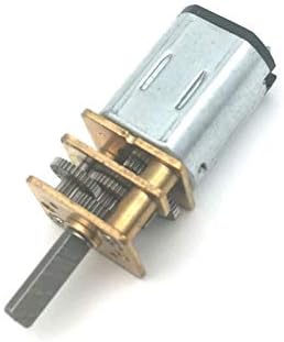 DC DIY мотор N20 DC 6V минијатурен мотор за редукција на менувачот 40-3000rpm Намалување на менувачот Мотор Минијатурен метален електричен мотор за редукторот за електрична ?