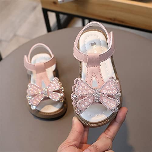 Девојки фустани чевли Пеперутка rhinestones свадба принцеза принцеза секој ден облечена за дете до големи деца чевли за вода за деца