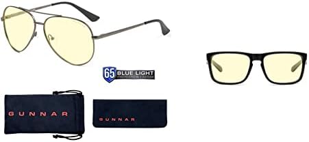 ГУНАР-Игри И Компјутерски Очила-Блокови 65% Сина Светлина-Маверик, Пиштол, Килибар нијанса &засилувач; Компјутерски Очила -