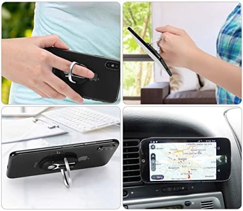 Boxwave Car Mount for Realme C25 - мобилен рачен автомобил, монтирање на прсти за мобилен автомобил за мобилни автомобили за Realme C25 - Метални сребрени