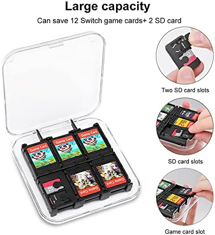 Горда Pitbull Mom Game Card Card Case Case Тешка заштитна организатор кутија за Nintendo Switch