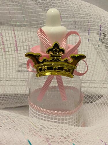 12 Бебе Туш Розова Девојка Принцеза Кралската Пополнување Шише Претходно Украсени Услуги