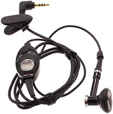 Моно слушалки жичен слушал за слушалки 2,5мм слушалки црна компатибилна со Motorola Quantico W845 - Rambler - Rapture VU30 - Renegade V950 - Обновете го W233