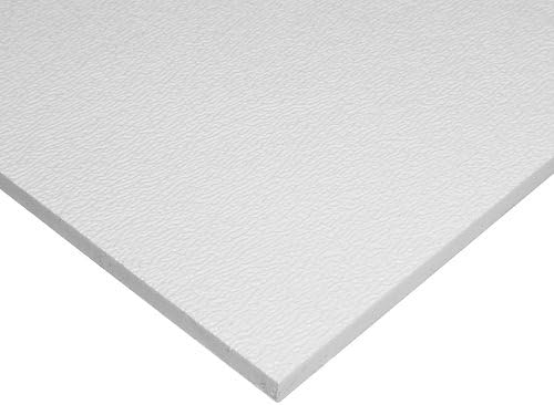ABS бел пластичен лим-текстуриран еден страничен вакуум формирајќи-1/4 Дебели степете ја вашата големина