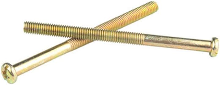 6PCS M3*80мм Филипс завртка на вкрстена жлеб со тркалезна глава за завртки за завртки за завртки за јаглеродни челични плочи во