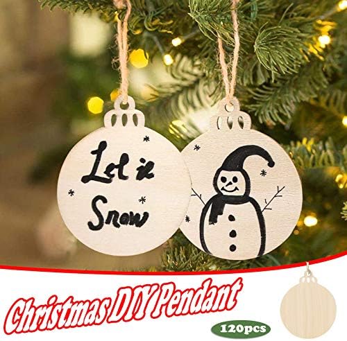 Кристали за лустери со куки 120 парчиња Божиќно дрво чипови украси Божиќни виси приврзоци за домашни украси подароци мачки автомобил виси украси балони