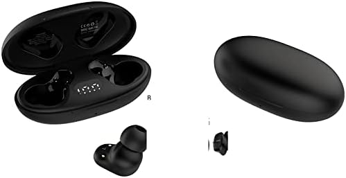 Вистински Безжични Слушалки, Спортски Bluetooth 5.1 Слушалки во Уво Со Импресивен Звук, Bluetooth IP7 Водоотпорен, Поништување На Бучава, Слушалки Без Раце со Микрофон, Контрол