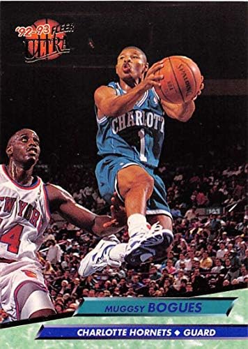 1992-93 Ултра кошарка #17 Muggsy Bogues Шарлот Хорнетс Шарлот Хорнетс Официјална трговска картичка во НБА од Флеер Корп