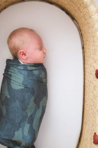 Голем премиум плетено бебе Свадл што прима ќебе „Хантер“ од бакар бисер