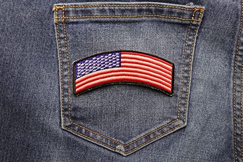 Американско знаме рокерско лепенка - од трговија со Ивамис - 3,75х1,75 инчи