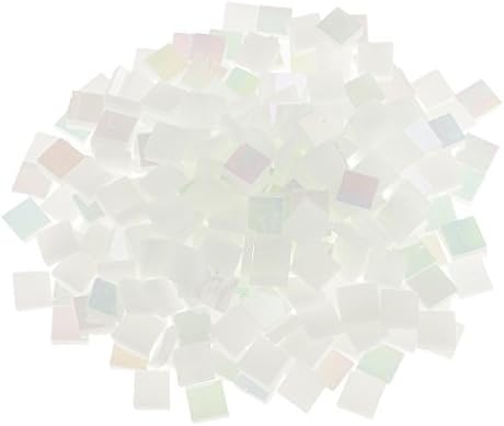 Емер 250 Парчиња Многу Бои Квадратни Стаклени Мозаични Плочки За Изработка На Мозаици Занает-Грејкодирање/179