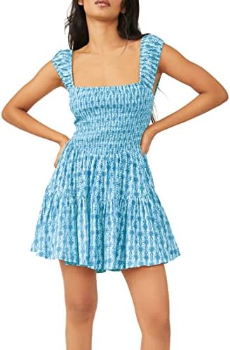Миашуи цврст миди фустан цветен печатен фустан женски бохо здолниште плетен здолниште женски обичен фустан