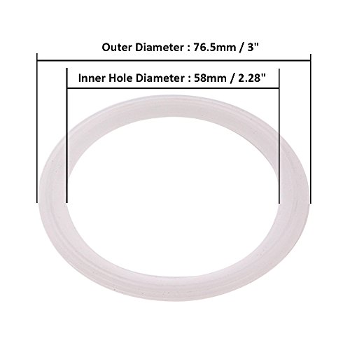Дернорд силиконски заптивка Три-Кловер О-прстен-2,5 инчи