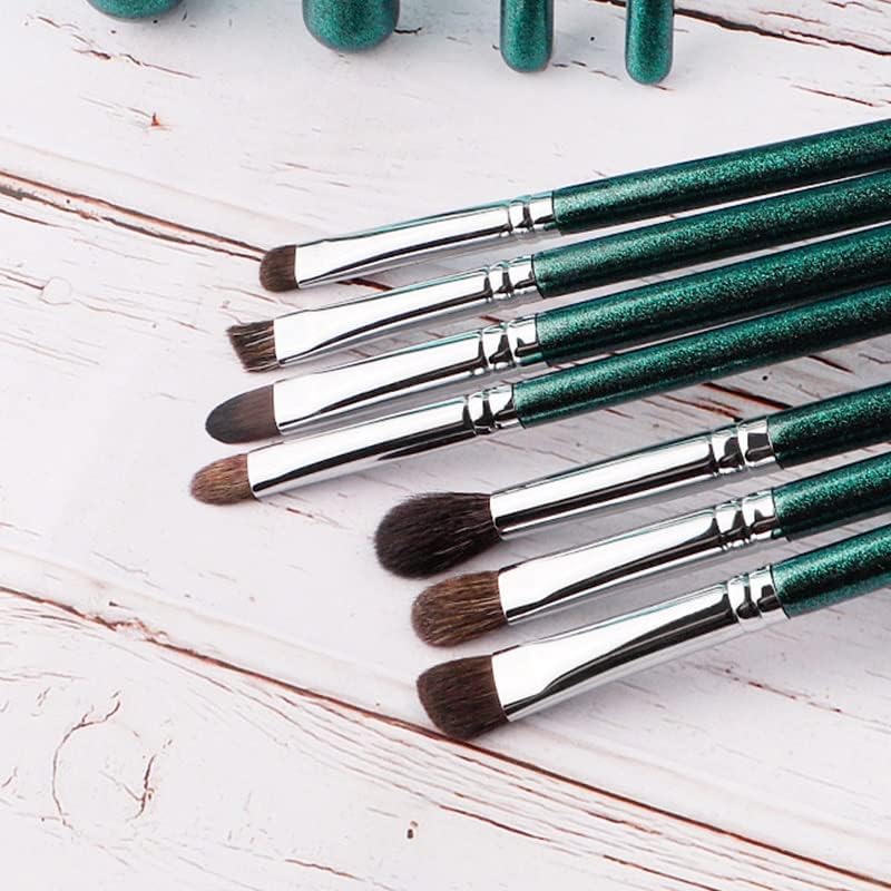 SDGH шминка за четка за четка од 11 парчиња мека комична сет-козметичка алатка и пенкало за убавина за почетници