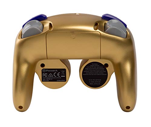 Безжичен контролер на Powera за Nintendo Switch - GameCube Style: Gold