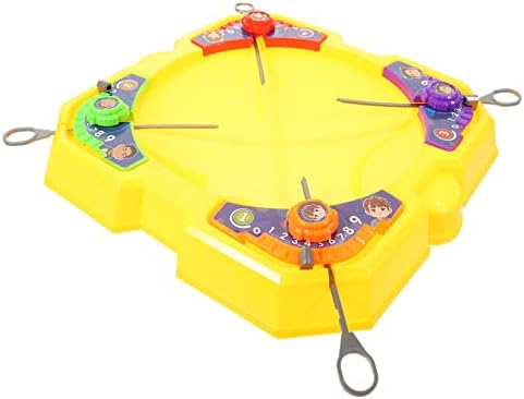 Toyvian 1 Поставете врвни борбени диск за рожби на дискот за деца во затворен простор за деца врвови на деца играчки стрес -стрес -олеснувач пластична предучилишна уста