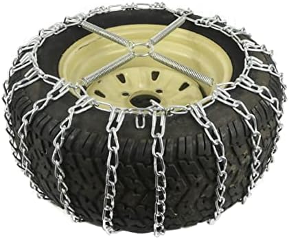 Продавницата РОП | 2 Пар за синџири на гуми за линкови за Cub Cadet 16x7.5x8 Front & 25x10x8 трактор за задна гума