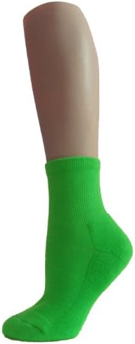 Кувер младински спортски спортски четвртини атлетски чорапи, големи се големини