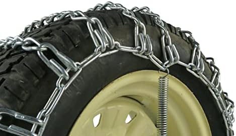 Продавницата РОП | 2 синџири на гуми за гуми и затегнувачи на врски за безжичен ATV UTV со 25x12x12 ATV гуми