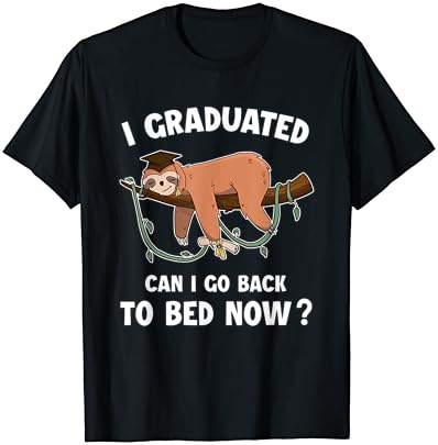 Дипломирав дали можам да се вратам во кревет сега - маица за дипломирање за девојчиња за момчиња