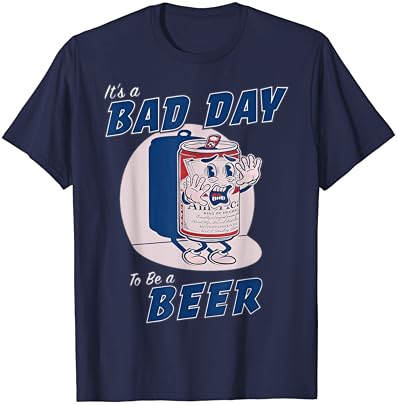 Лош ден е да се биде пиво смешна маица за пиво