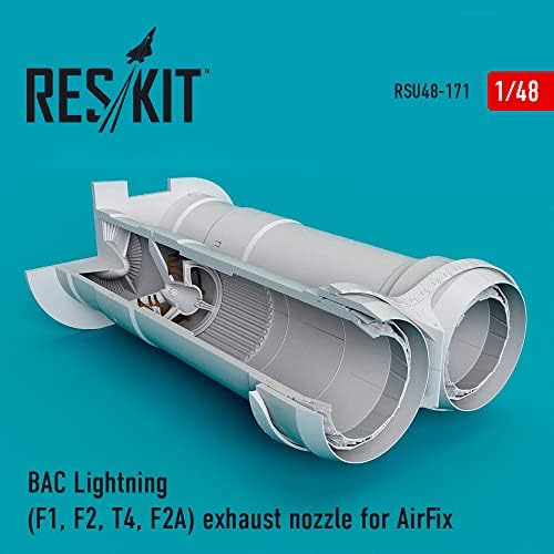 Reskit RSU48-0171 1/48 BAC молња издувна млазница за Airfix