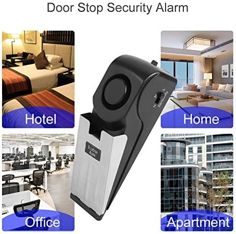 Врати стоп безбедносен аларм со сирена од 120 dB одлична за патна безбедносна врата за стопер за безбедносни алатки за дома