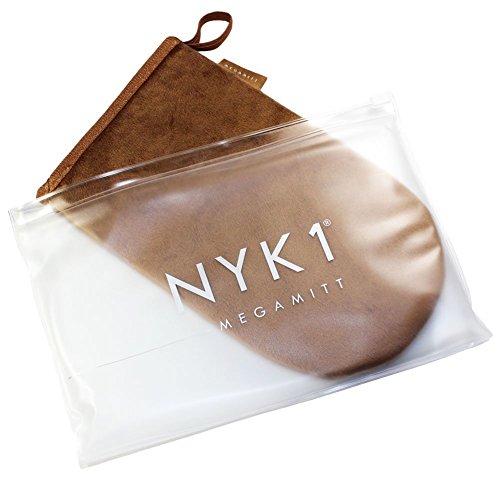 Нов NYK1 луксузен тен мега мит мегамит лажен тен апликатор за ракавици, бесплатна завршница за употреба со мус, лосион, крем или течност