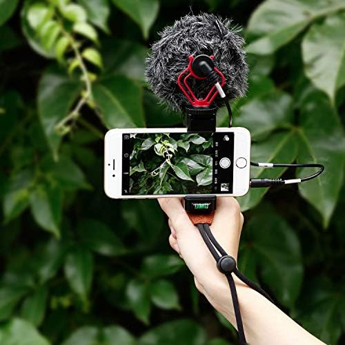 Микрофон со пушка со фотоапарати на Boya BY-MM1 со LED светлосен држач за лесен телефон рачен телефонски монтирање видео за снимање на видео влогот
