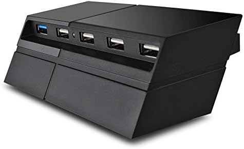 TNP производи за PS4 USB Hub 5 Port USB 3.0 2.0 Hige Speed ​​Expansion Hub Charger Adapter Connecter за конзола за игри на Sony PlayStation 4 [PlayStation 4]