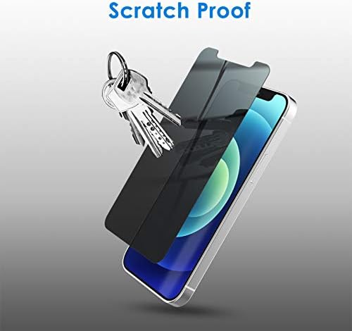 Заштитник На Екранот За Приватност на JETech за iPhone 12 мини 5,4-Инчен, Анти Шпионски Калено Стакло Филм, 2-Пакет