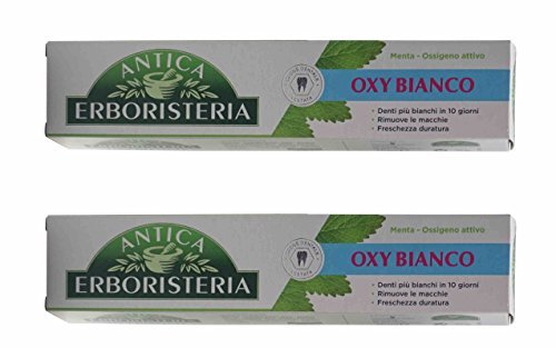 Антика Ербористер: „Окси Бјанко“ Белење на паста за заби - 2,5 течности за унци [италијански увоз]