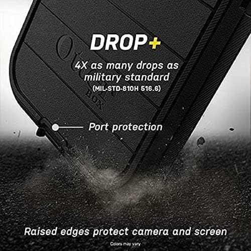 Случај за серии Otterbox Defender за Samsung Galaxy S21+ 5G - Само случајот - Заштита за микробна одбрана - Пакување што не е мало - црно