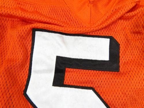 година Кливленд Браунс случај Keenum 5 игра издадена портокалова дрес 48 DP41193 - Непотпишана игра во НФЛ користена дресови