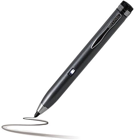 Бронел сива фино точка дигитална активна стилусна пенкало компатибилна со Asus Zenpad 10