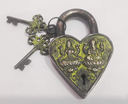 Студеот во форма на срце со 2 копчиња за скелети целосно функционално со 2 копчиња - заклучување на теретана, комбинирани брави за порти, алатки, багаж, кабинет, велос
