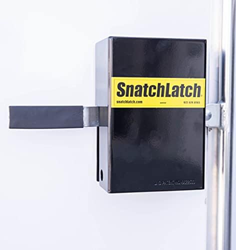 SnatchLatch - Заклучување на вратата за приколка со тешка должност - уред против кражба - за употреба само со брадавици во стилот на камера - приколки за комунални услуги, ?