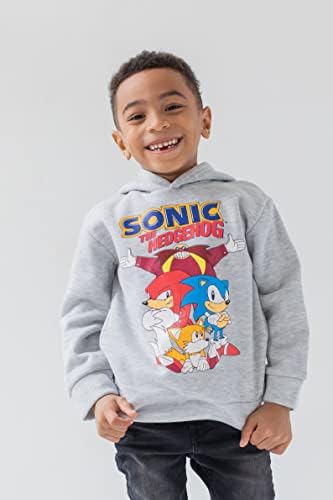 Sega Sonic The Hedgehog Tails Knuckles Hoodie Toddler To Big Kid