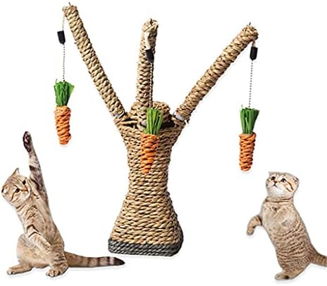 WZHSDKL Мачки Гребење Дрво Играње Јаже Љубов Моркови Качување Дрво Играчки За Маче Миленичиња Гребење Играчка Мачки Кондо