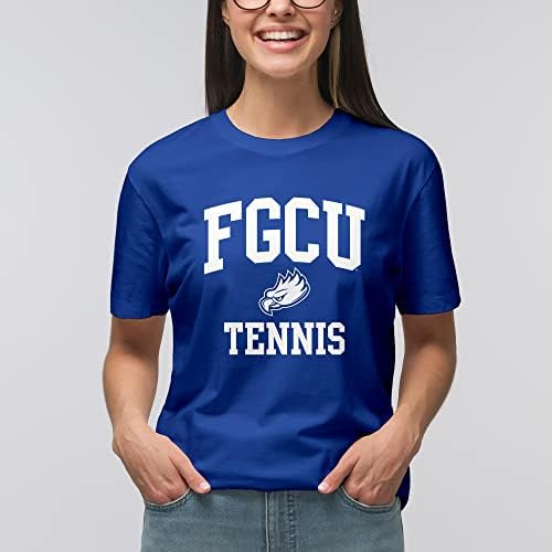 Тенис за лого на NCAA Arch, маичка во боја во боја, колеџ, универзитет
