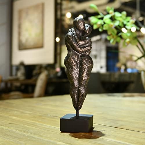Guichifun lovers статуа Апстрактни украси за скулптури - двојна свадба прегратка годишнина од романтична прегратка hugубовна уметност статуа за домашни в Valentубени декор ро
