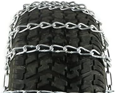 Продавницата РОП | 2 ланци на гуми за гуми и затегнувачи на врски за Polaris Ranger 26x10x12, 26x11x12 гуми