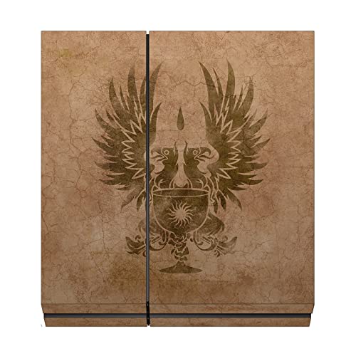 Дизајн на глава на главата официјално лиценциран EA Bioware Dragon Age Grey Wardens Drinced Heraldry Vinyl Gaming Decal Decal компатибилен со