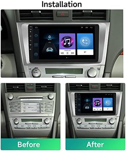 2g+32G Android Автомобил Стерео За Toyota Camry 2006-2011 со Безжичен Apple Carplay, Rimoody 9 Инчен Екран На Допир Автомобил Радио СО GPS Bluetooth FM Hifi WiFi + Ahd Резервна Камера