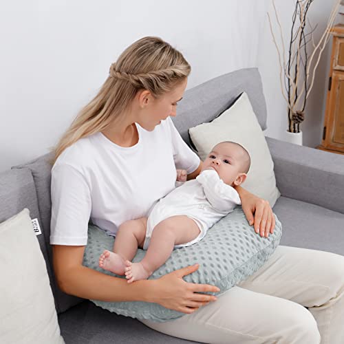 Перница за медицинска сестра перница и позиционирање за доење и хранење шише, пробивање бебе, време на стомакот, поддршка за седење на бебе, поддршка за будно време,