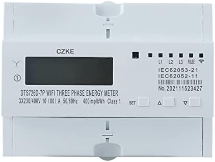 Buday Single фаза 220V 50/60Hz 65A DIN Rail WiFi Smart Energy Meter Timer Monitor KWH Meter Wattmeter