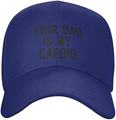GHBC Татко ти е мојот кардио возрасен бејзбол капа за жени, Snapback капа, прилагодливи мажи со камиони за камиони