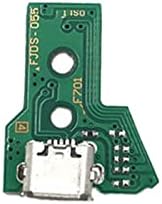За контролорот PS4 контролер USB приклучок за приклучок за приклучок за приклучоци JDS-055 рачка за полнење на таблата за приклучок за приклучок 12pin кабел за кабел за PS4