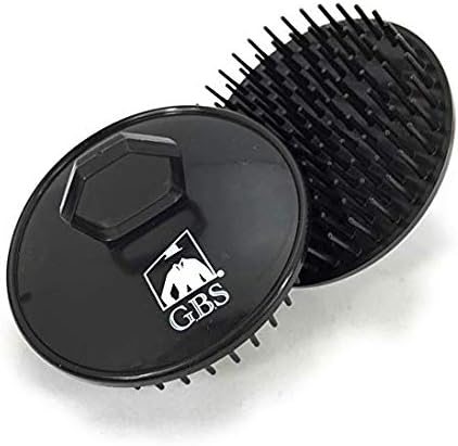 G.B.S Soft Black & Red Premium Massager Scalp Plus 1 Soft Comb/четка за џеб