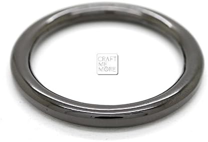 CraftMemore 4pcs o прстен силен метален заварен о-прстен јамка за јамка за чанти торба јака кожа занает скок